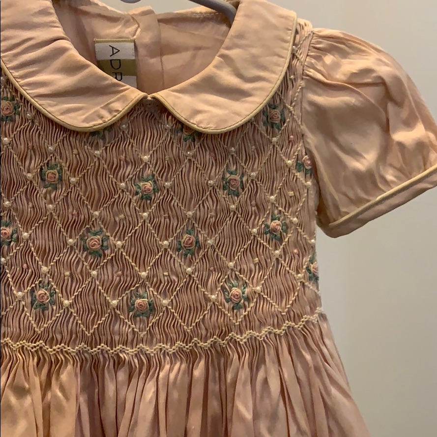 Silk Smocked Adrian East Dress